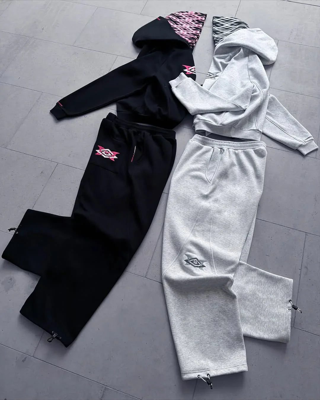 Umbro × Mertra Warm Up Tracksuit (Grey / Black)